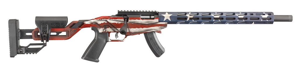 [M0645715/22] Ruger Precision rimfire drapeau americain 18"