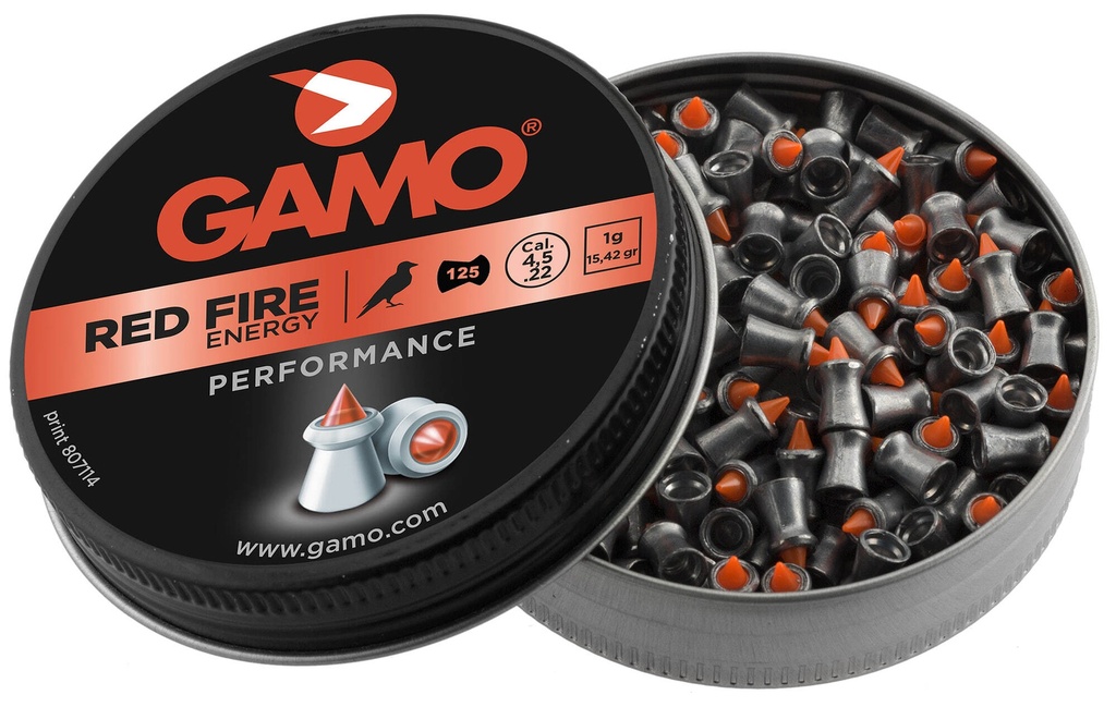 [8485605] Gamo Plombs Red Fire 4.5mm X125